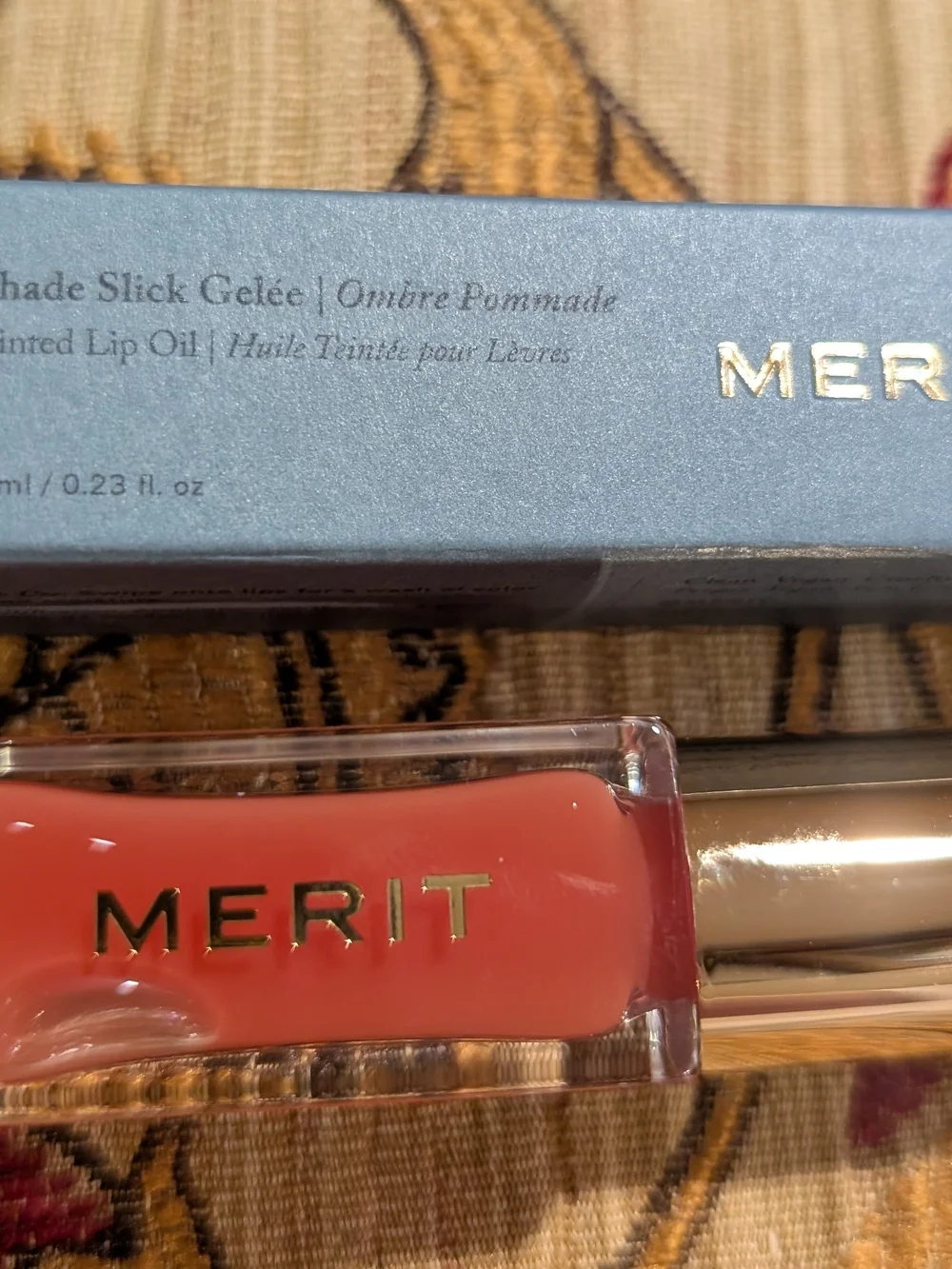 NIB Merit  Lip Oil - In The Shade Jete